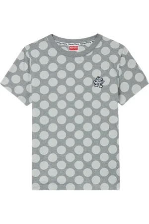 Kenzo Koszulki, Kobieta, Szary, M, T-shirt i Polo z nadrukiem słonia