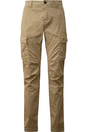 C.P. Company Spodnie, Mężczyzna, Beżowy, XL, Vintage Khaki Cargo Spodnie