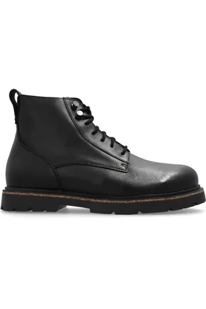 Birkenstock Buty, Mężczyzna, Czarny, 41 EU, Skóra, Highwood Lace Mid