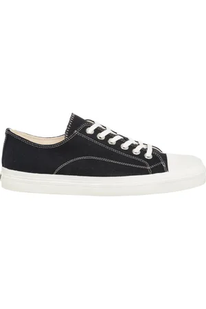 Moschino Buty, Mężczyzna, Czarny, 41 EU, Proste Edge Sneakers z Zapięciem na Sznurowadła