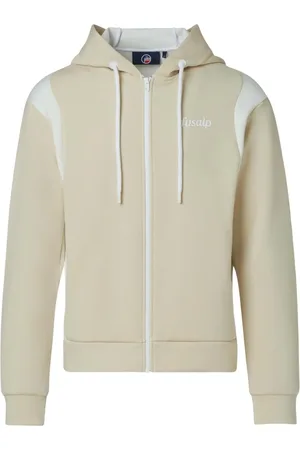 Fusalp Bluzy, Mężczyzna, Beżowy, XS, Rick Hooded Sweatshirt