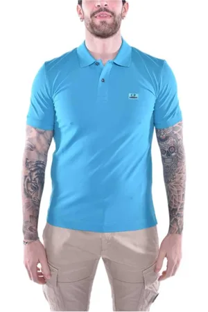 C.P. Company Koszulki, Mężczyzna, Niebieski, XL, Premium Polo Shirt Podnieś Styl