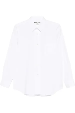Comme des Garçons Bluzki, Kobieta, Biały, M, Bawełniana koszula z czystym designem