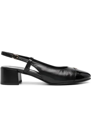 Tory Burch Buty, Kobieta, Czarny, 40 EU, Cap-Toe Slingback Obcasy