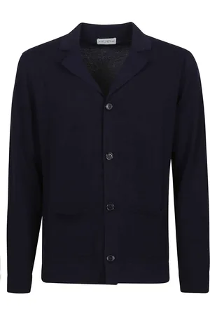 BALLANTYNE Swetry, Mężczyzna, Niebieski, XL, Cardigans