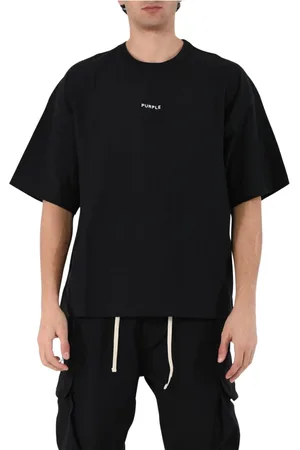 Purple Brand Koszulki, Mężczyzna, Czarny, M, Gotycka Koszulka z łukiem w czarnym jerseyu