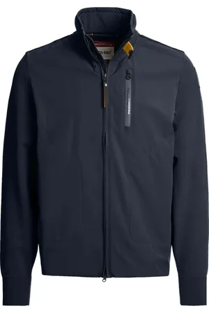 Parajumpers Kurtki, Mężczyzna, Niebieski, S, Nylon, Niebieski Sweter Zorba Tech Knit Styl