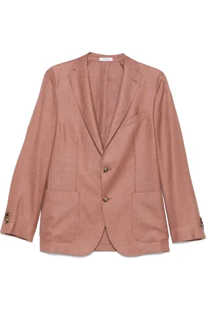 Boglioli Kurtki, Mężczyzna, Czerwony, 3XL, Luksusowa Kamizelka Wełniana