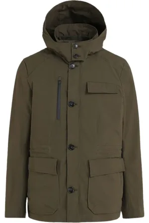Woolrich Kurtki, Mężczyzna, Zielony, M, Zielona Kurtka Polowa Stag 3 w 1