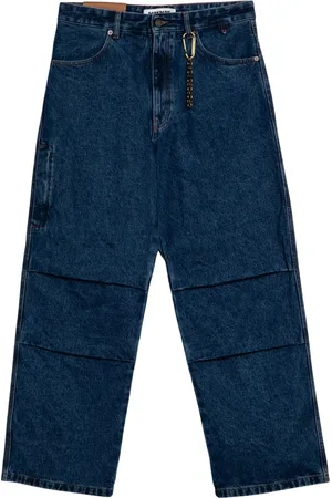 DARKPARK Jeansy, Mężczyzna, Niebieski, W33, Denim, Regular Fit Denim Jeansy