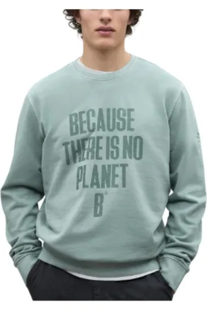 ECOALF Bluzy, Mężczyzna, Zielony, XL, Barderaalf Sweatshirt