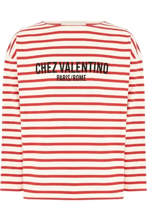 VALENTINO GARAVANI Koszulki, Mężczyzna, Czerwony, S, Len, Stylowy T-shirt dla mężczyzn i kobiet