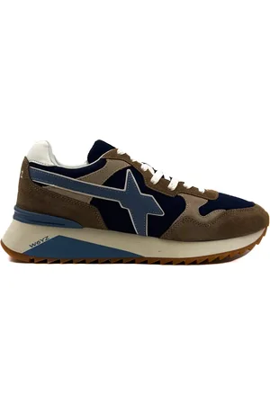 W6YZ Buty, Mężczyzna, Wielobarwność, 44 EU, Niebieskie Sneakersy Yak Wiosna Lato 2025