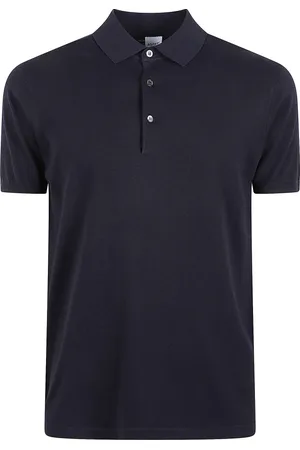 Aspesi Koszulki, Mężczyzna, Niebieski, XL, Granatowy Polo z Bawełny