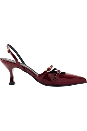 ALOHAS Buty, Kobieta, Czerwony, 39 EU, Joelle Onix Burgundzkie Skórzane Obcasy