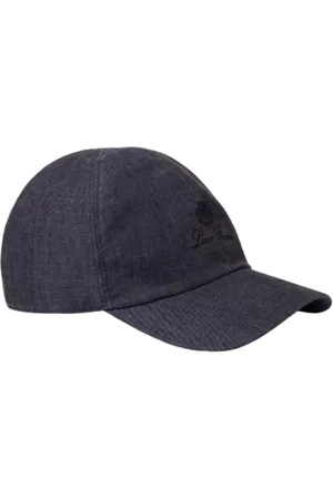 Loro Piana Akcesoria, unisex, Niebieski, M, Niebieska Czapka Baseballowa, Kolekcja Wiosna/Lato