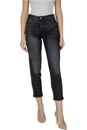 Ichi Jeansy, Kobieta, Czarny, W34, Denim, Czarne Dżinsy Slim Fit