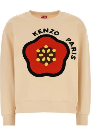Kenzo Bluzy, Kobieta, Pomarańczowy, XS, Peach Cotton Sweatshirt