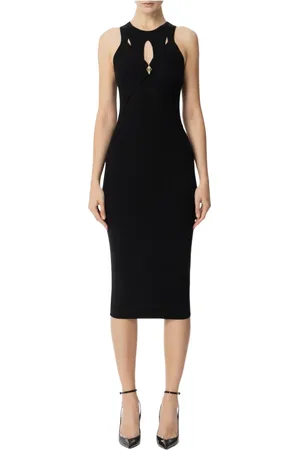 Elisabetta Franchi Sukienki, Kobieta, Czarny, S, Elegancka Kolekcja Modowa