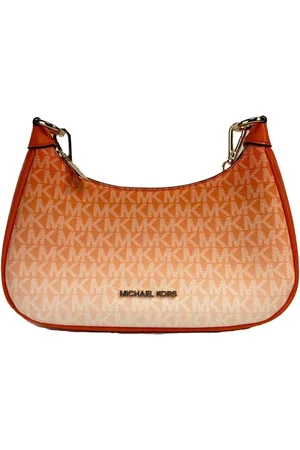 Michael Kors Torebki, Kobieta, Pomarańczowy, ONE SIZE, Torebka na ramię Cora Medium Zip Pouchette