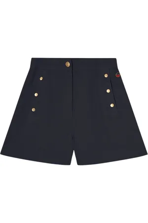 BUSNEL Szorty, Kobieta, Niebieski, M, Len, Pixie Shorts