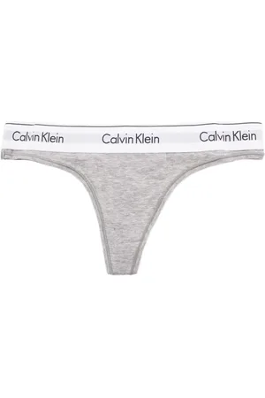 Calvin Klein Bielizna, Kobieta, Szary, M, Miękki Bawełniany String Bielizna