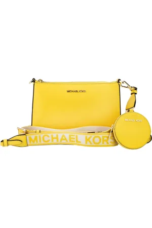 Michael Kors Torebki, Kobieta, Żółty, ONE SIZE, Torebka na ramię z uchwytem na akcesoria technologiczne