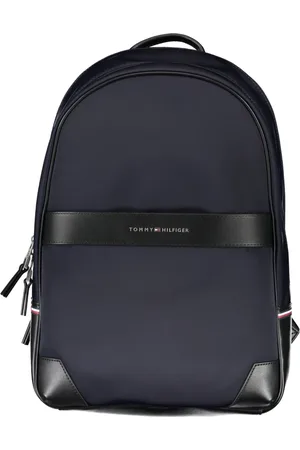 Tommy Hilfiger Torebki, Mężczyzna, Niebieski, ONE SIZE, Niebieski Plecak z Przegródką na Laptopa