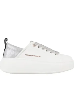 Alexander Smith Buty, Kobieta, Biały, 37 EU, Eco-Wembley High Woman Silver
