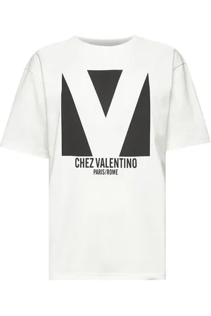 VALENTINO Koszulki, Kobieta, Beżowy, M, Elegancka Sukienka Ivory