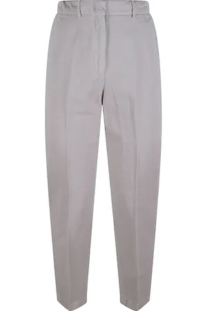 Incotex Spodnie, Kobieta, brązowy, M, Niebieskie Spodnie z Elastanu