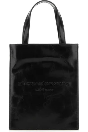 Alexander Wang Torebki, Kobieta, Czarny, ONE SIZE, Czarna skórzana torebka zaciskowa