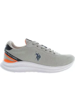 U.S. Polo Assn. Buty, Mężczyzna, Szary, 44 EU, Poliester, Szare Męskie Sneakersy Stylowy Komfort