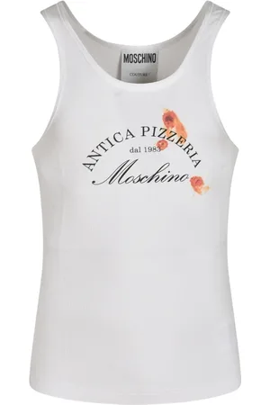 Moschino Koszulki, Mężczyzna, Biały, M, Stylowe T-shirty i Pola