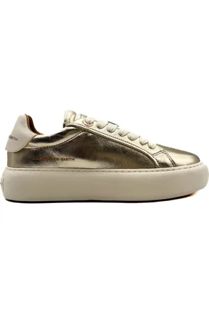 Alexander Smith Buty, Kobieta, Żółty, 37 EU, Złote Sneakersy Kolekcja Wiosna Lato 2025