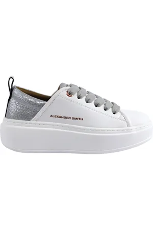 Alexander Smith Buty, Kobieta, Biały, 39 EU, Srebrne Buty Wembley