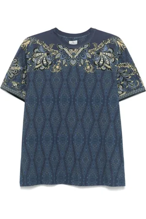 Etro Koszulki, Mężczyzna, Wielobarwność, XL, Wielokolorowy T-shirt i Polo