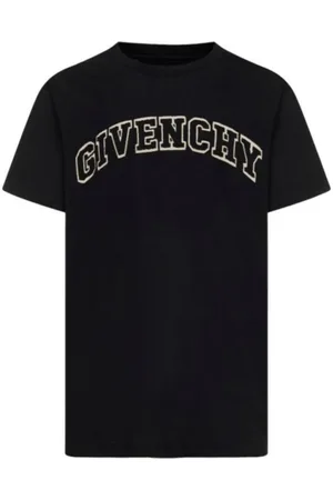 Givenchy Koszulki, Mężczyzna, Czarny, M, Koszulka z Logo Slim Fit Czarna