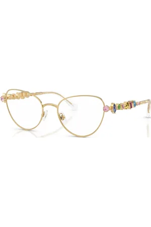 Swarovski Akcesoria, unisex, Żółty, ONE SIZE, Metalowa oprawka z punktem świetlnym