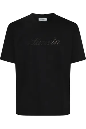 Lanvin Koszulki, Mężczyzna, Czarny, XL, Czarne T-shirty i Pola