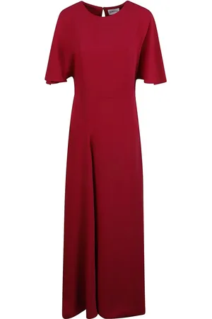 P.A.R.O.S.H. Sukienki, Kobieta, Czerwony, M, Flared Sleeve Amarena Dress