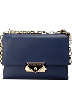 Michael Kors Torebki, Kobieta, Niebieski, ONE SIZE, Skóra, Wegańska listonoszka typu crossbody