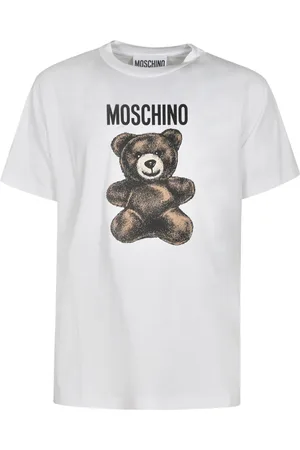 Moschino Koszulki, Mężczyzna, Biały, XS, Stylowe T-shirty i Pola