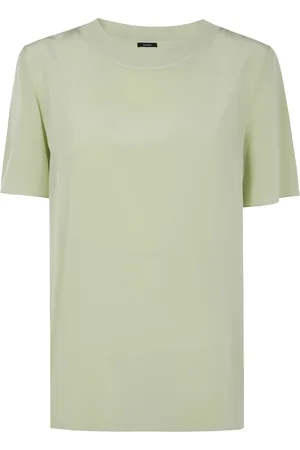 Joseph Bluzki, Kobieta, Zielony, 2XL, Jedwabna Bluzka Crepe