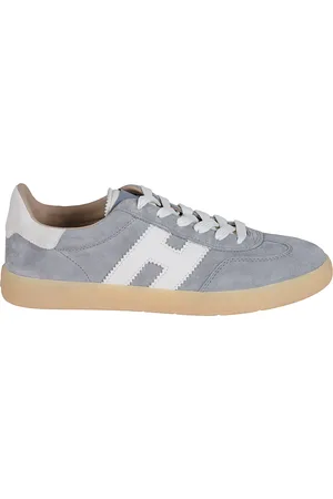 Hogan Buty, Mężczyzna, Szary, 42 EU, Zamsz, Suede i skórzane trampki