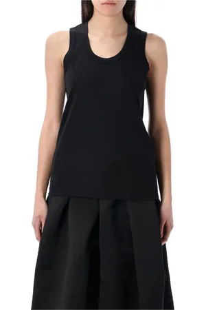 Comme des Garçons Koszulki, Kobieta, Czarny, S, Poly Tank Top