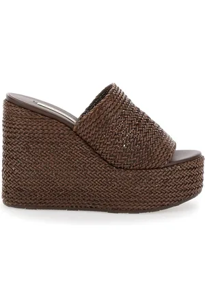 Casadei Buty, Kobieta, brązowy, 38 EU, Brązowe Sneakersy na Koturnie