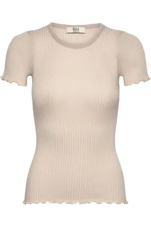 Rosemunde Koszulki, Kobieta, Beżowy, L, Bawełna, Cacao Baku Top & T-Shirt