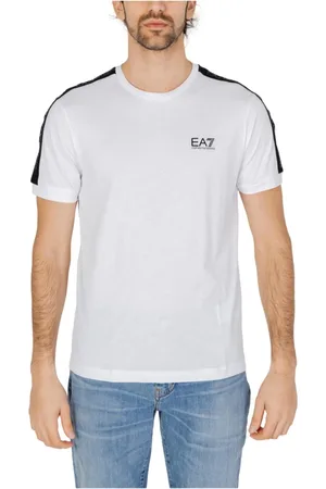 EA7 Koszulki, Mężczyzna, Biały, 2XL, T-Shirts