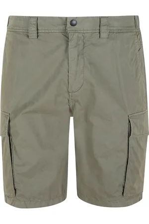 Woolrich Szorty, Mężczyzna, Zielony, W33, Niebieskie Szorty Cargo z Bawełny